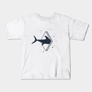 Creative Illustration. Fish Tail, Stars, Adventure, Nautical Kids T-Shirt